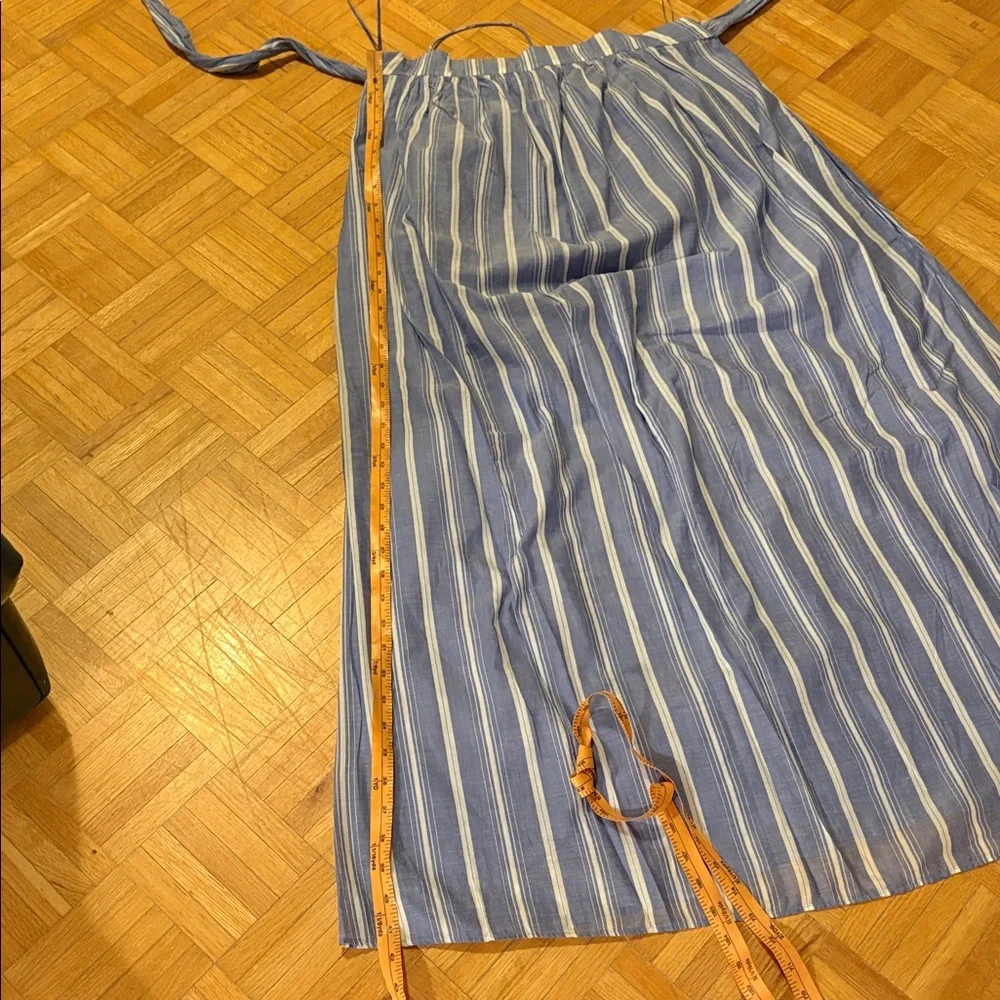 J.Crew Blue and White Striped Women's dress - Picture 4 of 9